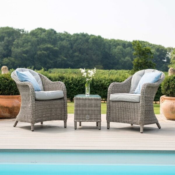 Oxford 3 Piece Rattan Lounge Set