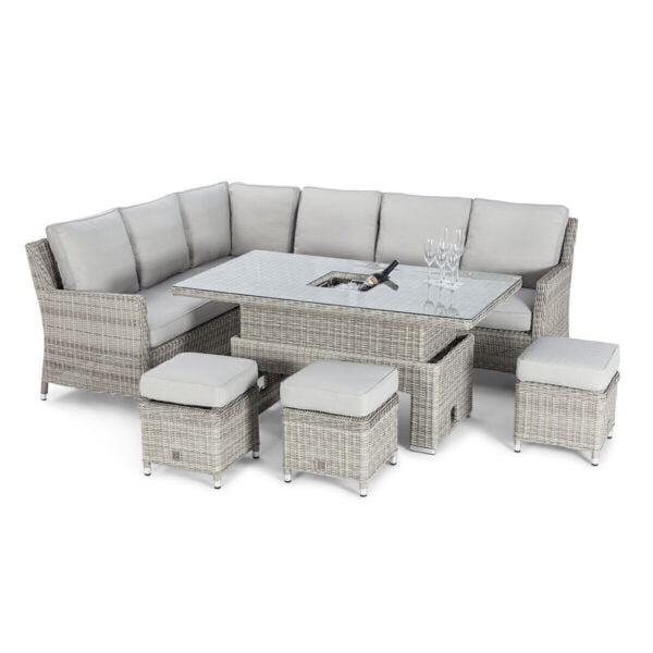 Oxford Rattan Corner Dining Set