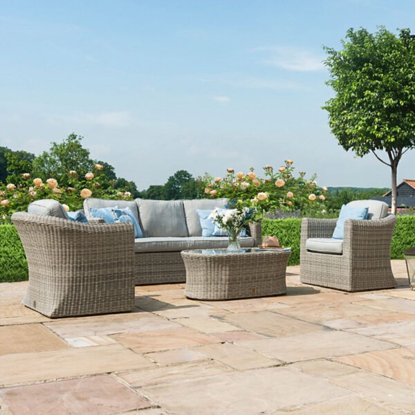 Oxford 3 Seat Rattan Sofa Set