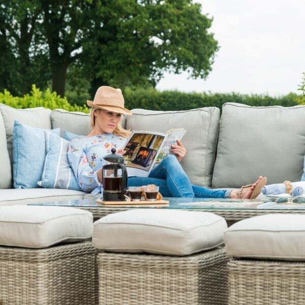 Oxford Rattan Corner Dining Set